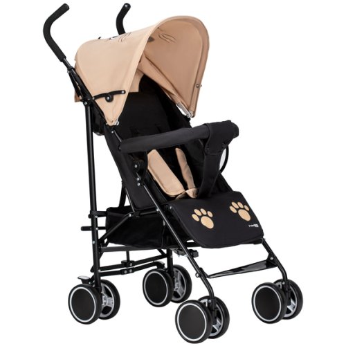Прогулочная коляска FreeON Simple Black-Yellow 48570