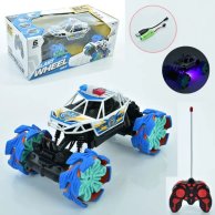 Машинка на радиоуправлении Джип полиция, 1:16, 24 см 6628-11