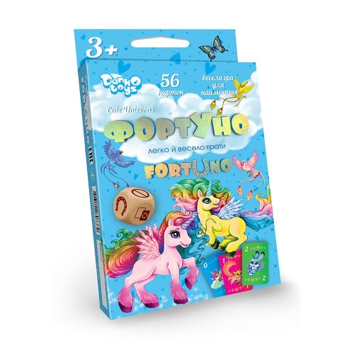 Развивающая настольная игра "Фортуна Cute Unicorns" рос (UF-04-01)