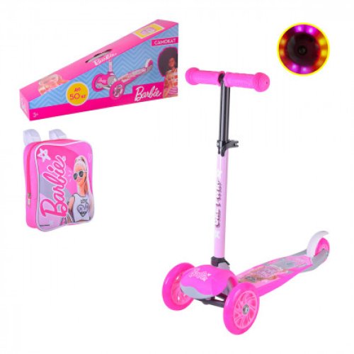 Самокат детский 3-х колес. Barbie LS2211