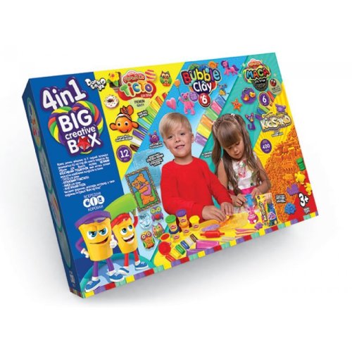 Набор для творчества Danko Toys Big Creative Box 4в1 BCRB-01-01U