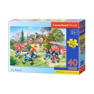 Пазлы Castorland 40maxi эл. "Пожарная бригада"