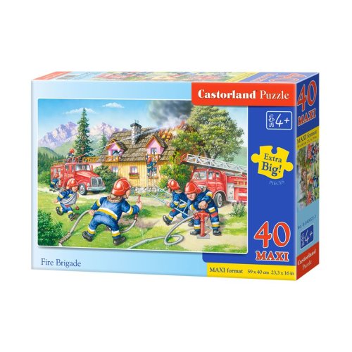 Пазлы Castorland 40maxi эл. "Пожарная бригада"