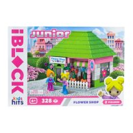 Конструктор IBlock Junior Kids Hits Цветочный магазин, 328 деталей KH08/013/11