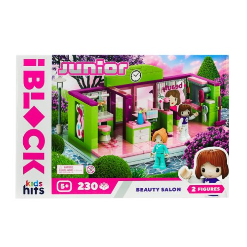 Конструктор IBlock Junior Kids Hits Салон красоты, 230 деталей KH08/004/1