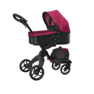 Коляска для куклы Carrello Gloria с сумкой 9631A Deep Red