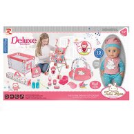 Набор игровой 89886  пупс, коляска,манеж, коврик для младенца