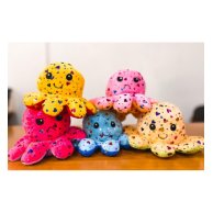 Мягкая игрушка перевернушка осьминог со светом (80322)