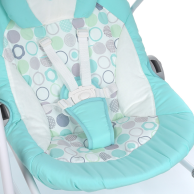 Укачивающий центр El Camino Качели-шезлонг ME 1028 Sensa Circles Aqua Mint