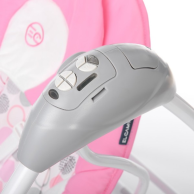 Укачивающий центр El Camino Качели-шезлонг ME 1028 Sensa Circles Pink