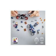 Конструктор Lego Marvel Мотоциклы Черной Вдовы и Капитана Америка, 130 деталей 76260