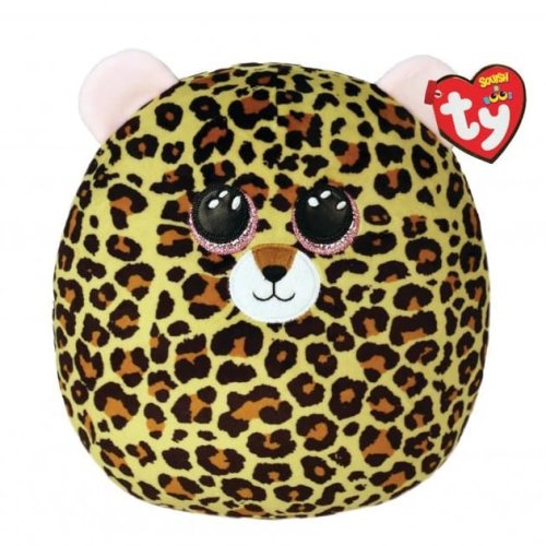 Мягкая игрушка-подушка TY Squish-a-Boo's Леопард Livvie, 40 см 39221