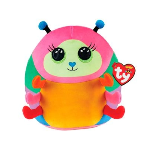 Мягкая игрушка-подушка TY Squish-a-Boo's Жучок Caterpillar, 20 см 39237