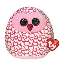 Мягкая игрушка-подушка TY Squish-a-Boo\'s Розовая сова Pinky, 20 см 39300
