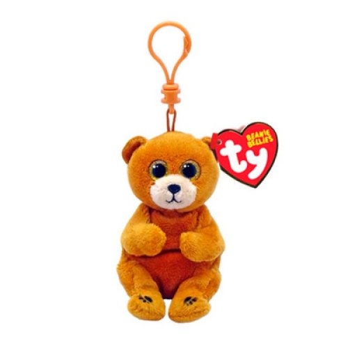 Мягкая игрушка-брелок TY Beanie Bellies Мишка Duncan, 12 см 43103