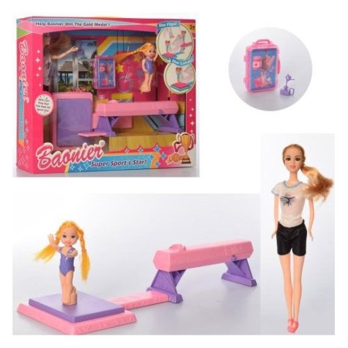 Игровой набор Baonier Спортсменки-гимнастки кукла 29 см JJ8578
