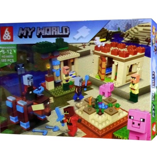 Конструктор MINECRAFT(Майнкрафт) 585 деталей (66058)