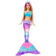 Кукла-русалочка Mattel Сияющий хвостик Barbie Дримтопия HDJ36