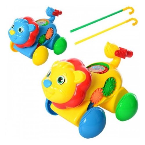 Каталка Лев со звуком 40 см A-Toys 0371