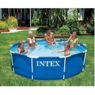 Круглый каркасный бассейн Intex 4485 л, Metal Frame Pool, 305х76 см 28200