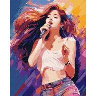 Картина по номерам Идейка Волшебный голос, 40х50 см к-поп k-pop KHO8377