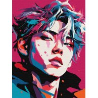 Картина по номерам Идейка Яркий стиль, 30x40 см к-поп k-pop KHO8382