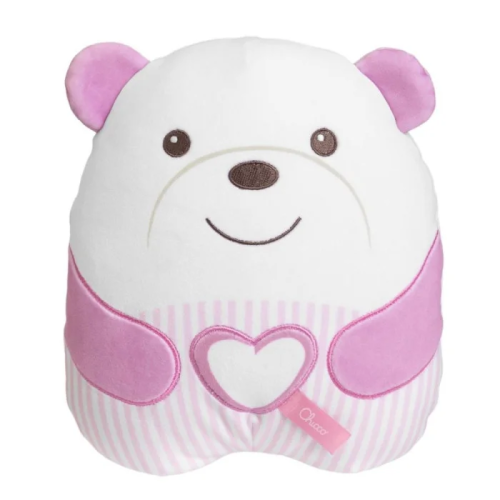 Мягкая музыкальная игрушка Chicco Успокаивающий медвежонок, розовая 12266.10