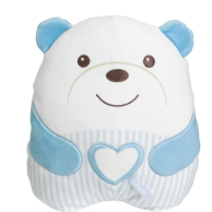 Мягкая музыкальная игрушка Chicco Успокаивающий медвежонок, голубая 12266.20