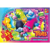 Пазлы ТМ "G-Toys" из серии "Тролли" (TR0075)