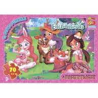 Пазлы ТМ "G-Toys" из серии "Enchantimals" (EA210)