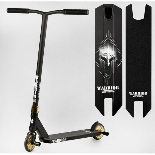 Самокат трюковый Best Scooter Warrior Т-50615, сверхпрочный, колеса 120мм, пеги, подшипники ABEC-9