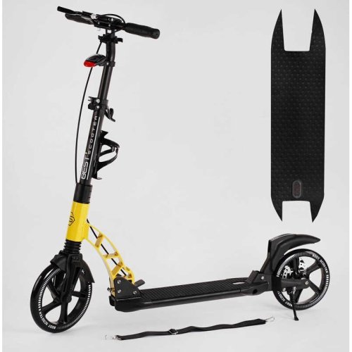 Самокат двухколесный Best Scooter, черный D-20477