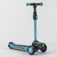 Самокат трехколесный Best Scooter MAXI алюминиевый руль, колеса PU со светом, d=12 MX-60806