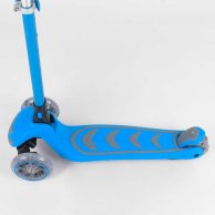 Детский трехколесный самокат Best Scooter Складная конструкция, голубой 38603