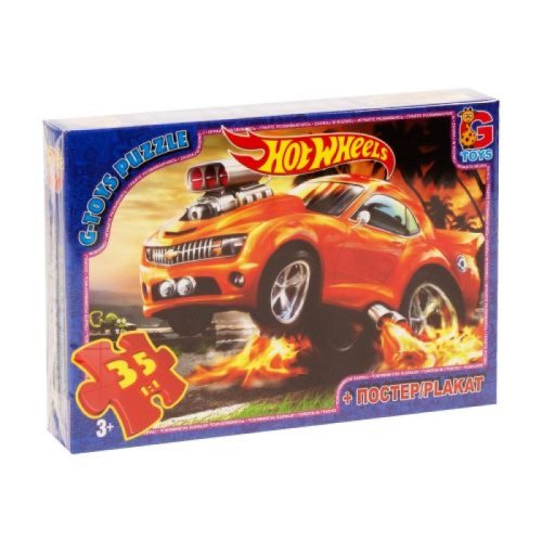 Пазлы ТМ "G-Toys" из серии "Hot Wheels" (FW701)