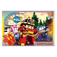 Пазлы ТМ "G-Toys" из серии "Робокар Полли" (RR067441)