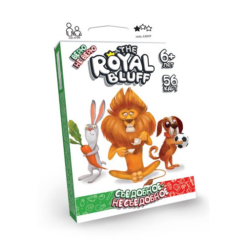 Настольная игра "The ROYAL BLUFF съедобное несъедобное" рус. (RBL-02-01)