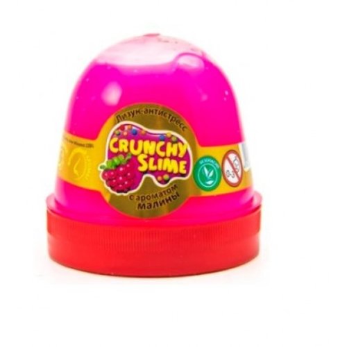 Лизун-антистресс TM Mr.Boo Crunchy slime Малина A80085.