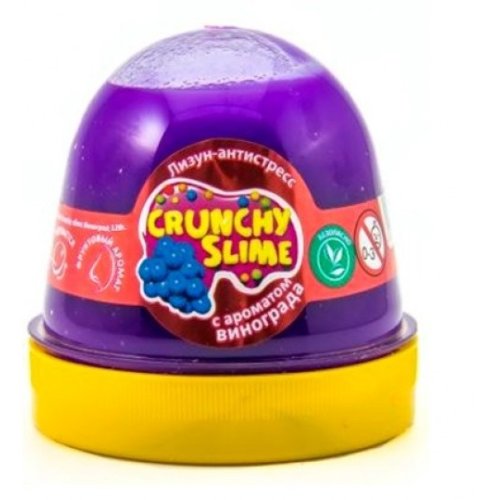 Лизун-антистрес TM Mr.Boo Crunchy slime Виноград A80083