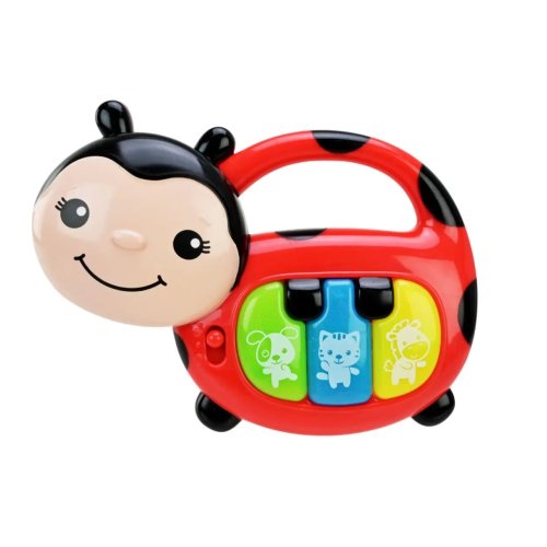 Музыкальная игрушка Страна игрушек Пианино Божья коровка, с эффектами PL-724-26
