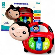 Музыкальная игрушка Страна игрушек Пианино Божья коровка, с эффектами PL-724-26