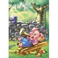 Сказки в стихах: Три поросенка (укр) (М228028У)