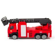 Автомодель TechnoDrive Volvo Пожарная машина со стрелой, 11 см 250302