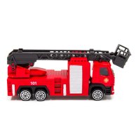 Автомодель TechnoDrive Volvo Пожарная машина со стрелой, 11 см 250302