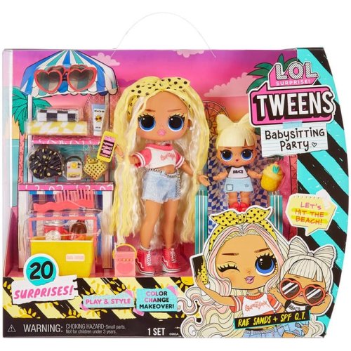 Игровой набор L.O.L. Surprise! Tweens Babysitting Party Rae Sands & SPF Q.T. 580492