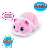 Мягкая интерактивная игрушка Zuru Pets Alive S1 Забавный хомячок, розовый 9543-2