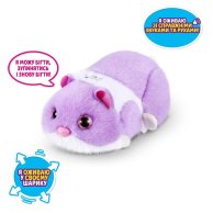 Мягкая интерактивная игрушка Zuru Pets Alive S1 Забавный хомячок, фиолетовый 9543-3