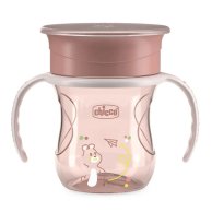 Чашка пластиковая Chicco Perfect Cup от 12 месяцев, 200 мл, розовая 06951.15