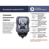 Автокресло Daiichi First7 Grey (0-25 кг) 8809405851666