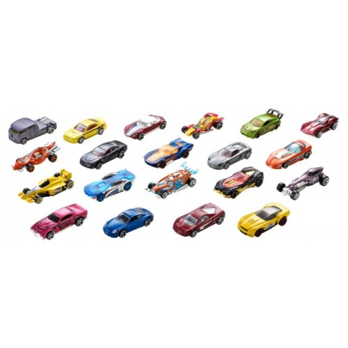 Игровой набор Mattel из 20-ти базовых машинок Hot Wheels в ассортименте H7045